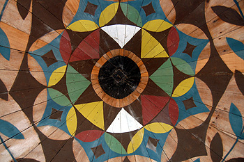 Indian Kiosk roof April 2009